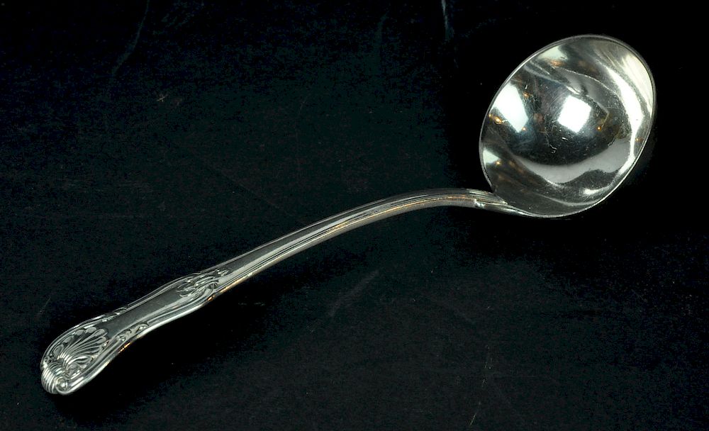 Appraisal: Paul Storr Sterling Silver Sauce Ladle Paul Storr sterling silver