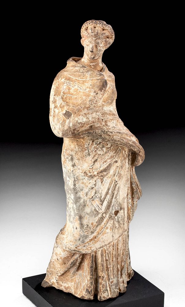 Appraisal: Greek Boeotian Terracotta Female Figure Central Greece Boeotia ca th