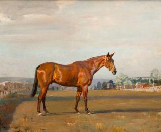 Appraisal: Sir Alfred James Munnings English Traveler signed A J Munnings