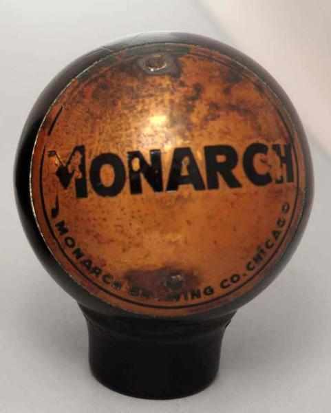 Appraisal: Monarch Beer Dakaware Tap Knob Monarch Brewing Company Light wear