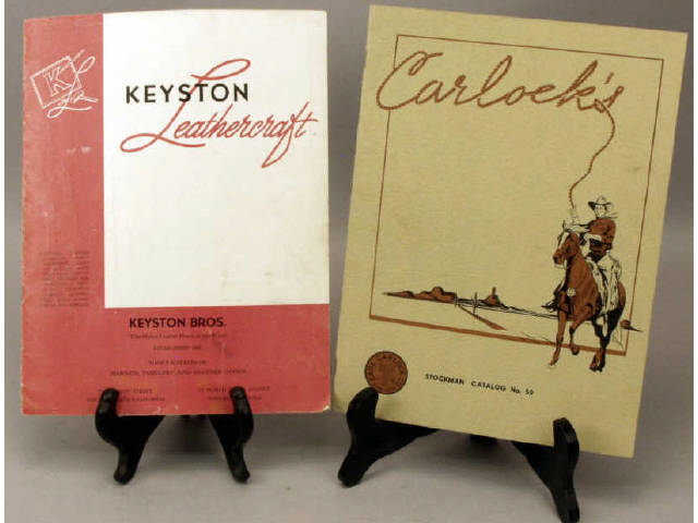 Appraisal: Collection of catalogs includes a Carlocks Stockman catalog Phoenix AZ