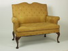 Appraisal: SETTEE - Circa bench made replica of a Queen Anne