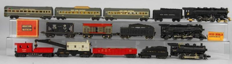 Appraisal: Lot of Lionel Marx O O- Gauge Trains Description Includes