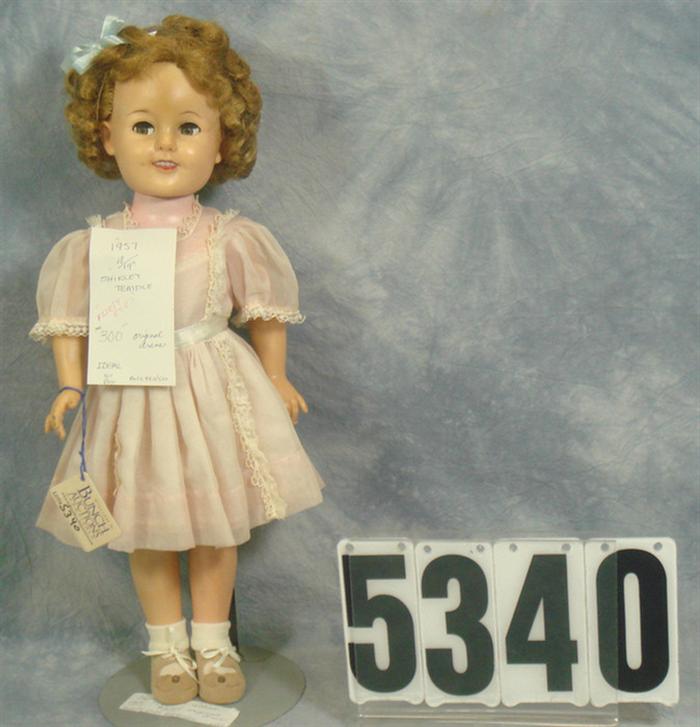 Appraisal: Shirley Temple Doll vinyl and plastic inches tall 's flirty