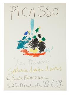 Appraisal: Exhibition Posters Picasso Pablo Picasso Les Menines Galerie Louise Leiris