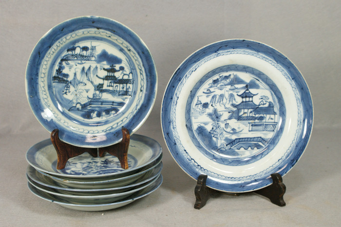 Appraisal: Chinese Export porcelain Canton soup bowls to d Estimate -