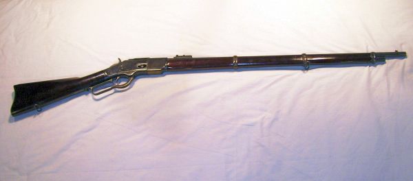 Appraisal: Winchester Model Cal Full stock military round barrel musket Serial