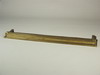 Appraisal: FIREPLACE FENDER - Circa - low profile brass fireplace fender