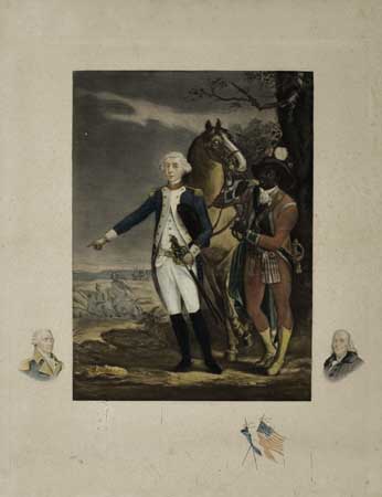 Appraisal: ART LE PAON JEAN BAPTISTE General Lafayette at Yorktown attended