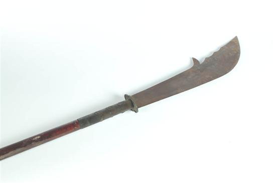 Appraisal: POLE ARM European th century or earlier Glaive type blade