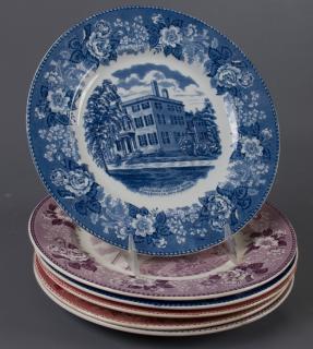 Appraisal: Staffordshire Commemorative Plates Six Set of six Old English Staffordshire