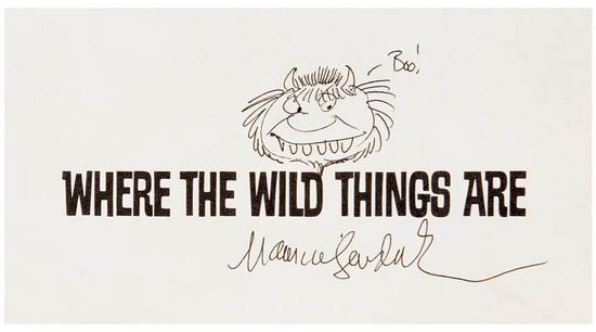 Appraisal: SENDAK Maurice b Where the Wild Things Are New York