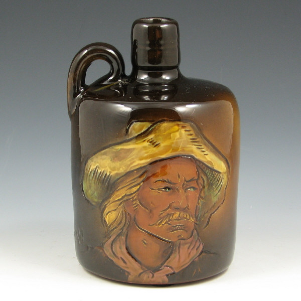 Appraisal: Wisecarver Western Frontiersman Whisky Jug - Mint Rick Wisecarver whisky