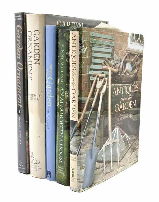 Appraisal: A Group of Books Pertaining to Garden Ornaments volumes total