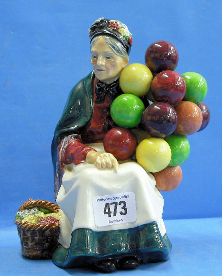 Appraisal: Royal Doulton Figure The Old Balloon Seller HN dated