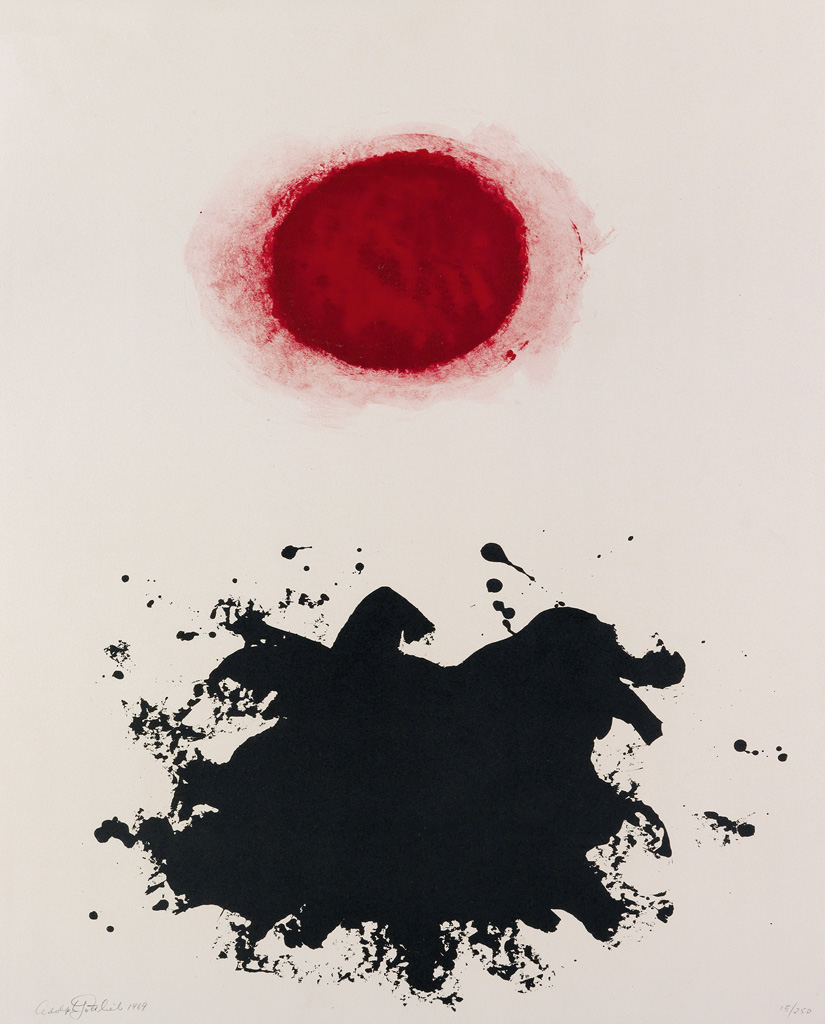 Appraisal: ADOLPH GOTTLIEB Untitled Color lithograph x mm x inches full