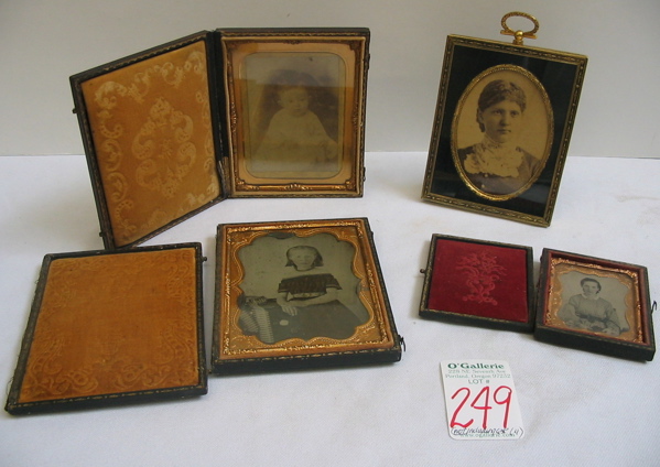 Appraisal: A GROUPING OF THREE CIVIL WAR ERA DAGUERREOTYPES AND A