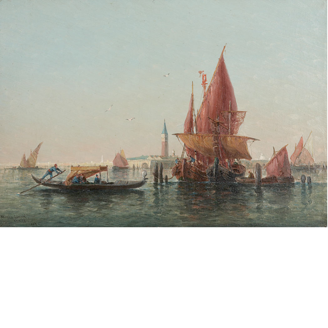 Appraisal: Maurice Baudin French th Century Venice Signed Maurice Baudin and