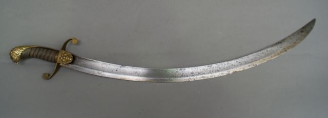 Appraisal: A British Light Cavalry sword inch curved blade the cross