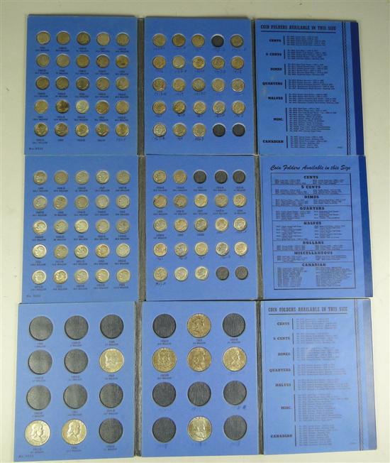 Appraisal: Two Whitman Folders of Silver Issue Roosevelt Dimes All dating