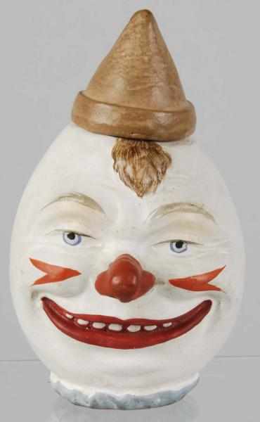 Appraisal: Clown Candy Container with Mobile Nose Description Opens at top