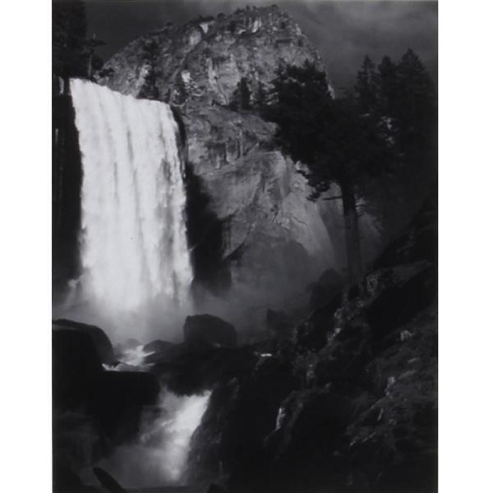 Appraisal: ANSEL ADAMS AMERICAN - VERNAL FALL YOSEMITE NATIONAL PARK CALIFORNIA