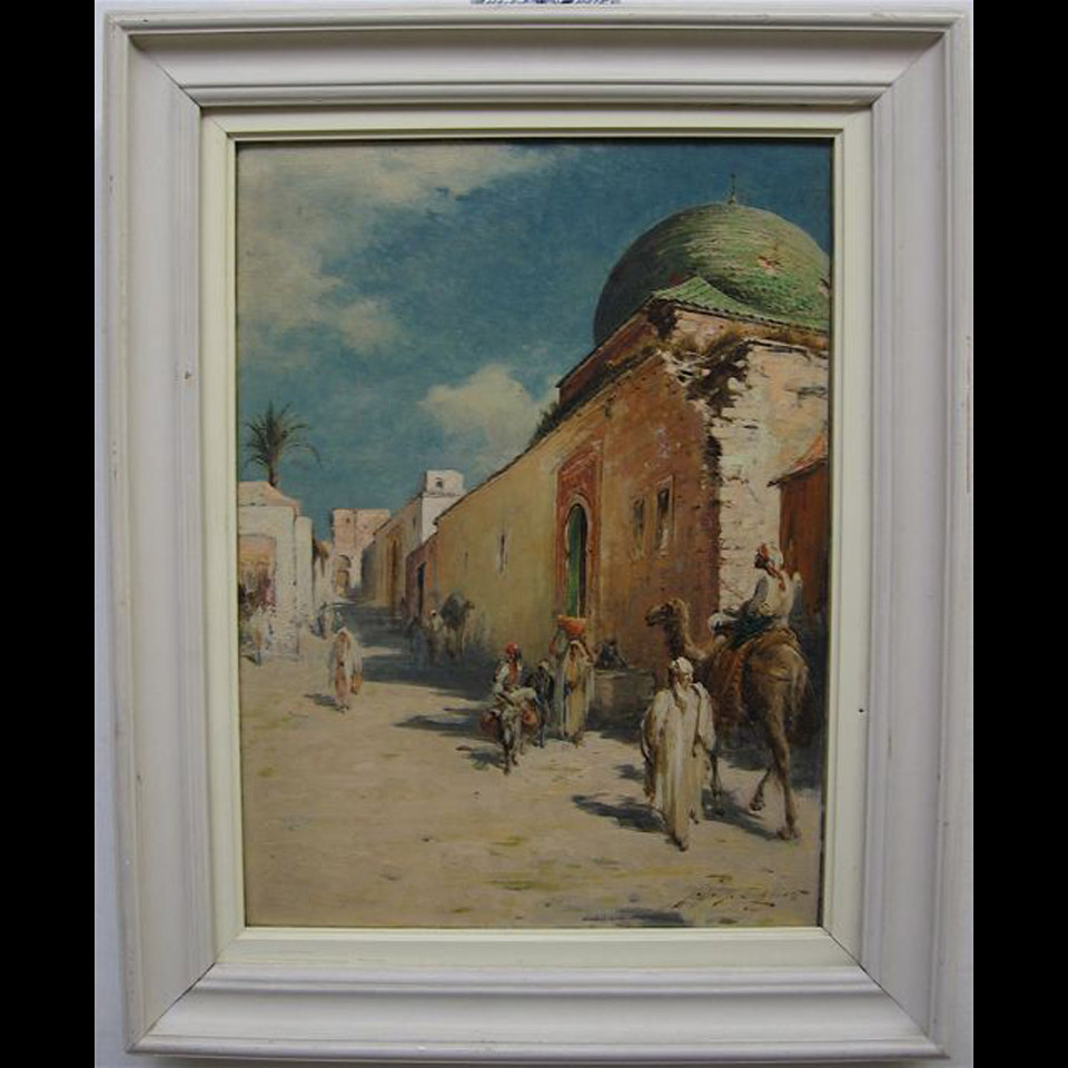 Appraisal: ARAB STREET VIEW T H K S NISBET TH CENTURY