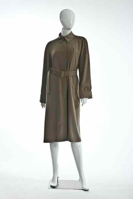 Appraisal: GIORGIO ARMANI TAUPE SPRING TRENCH COAT Contemporary size