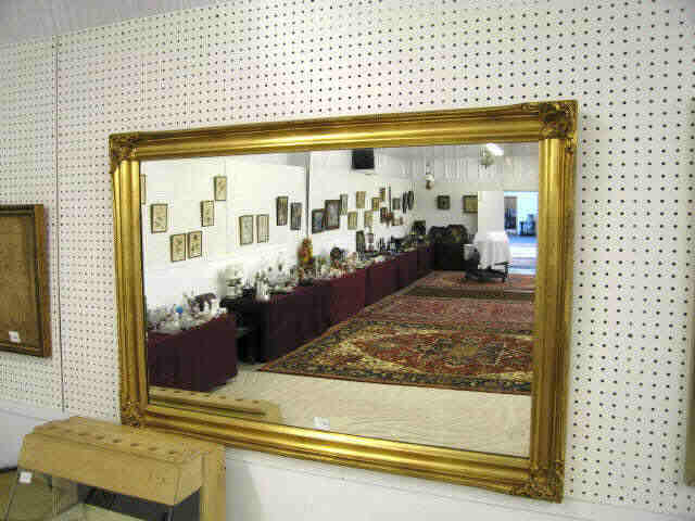 Appraisal: Gold Leaf Rectangular Wall Mirror