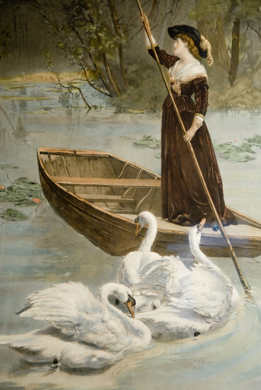 Appraisal: Two Engravings of Swans The Lady of the Lake from