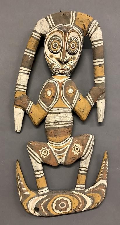 Appraisal: Papua New Guinea Sepik River Region Basket Hook Basket hook