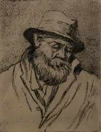 Appraisal: Dattilo Rubbo A Etching of an Elderly Man no of