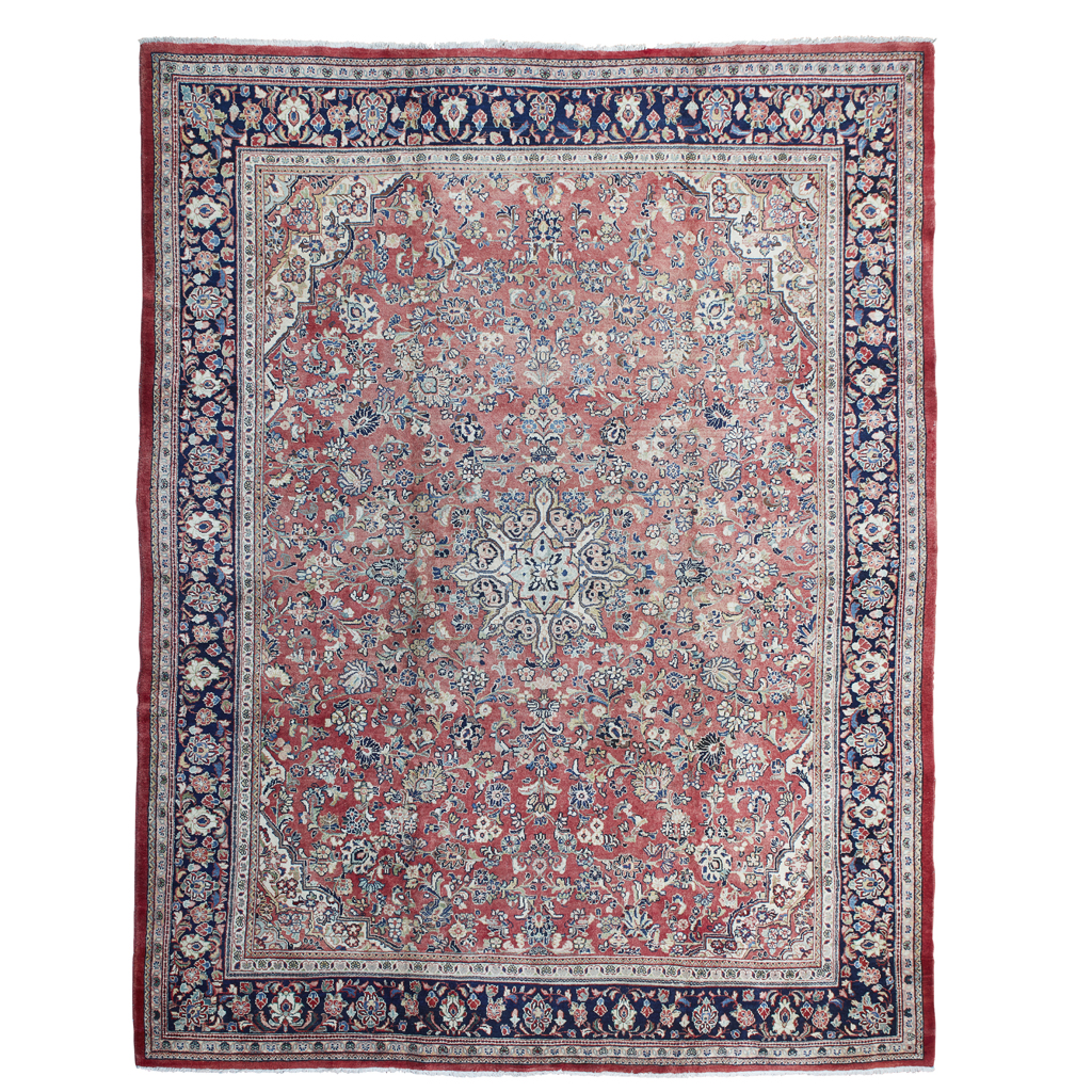 Appraisal: SAROUK CARPET WEST PERSIA TH CENTURY the red field with