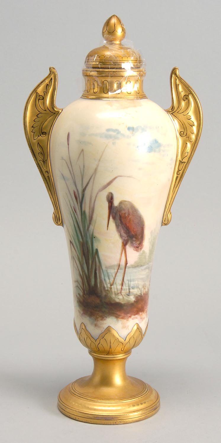 Appraisal: LATE TH CENTURY FRENCH HAND-PAINTED PORCELAIN VASE Depicting a maiden