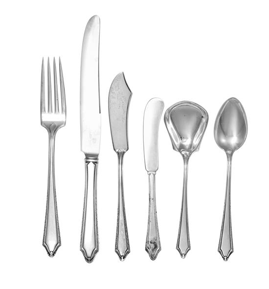 Appraisal: Sale Lot An American Silver Flatware Service Towle Silversmiths Newburyport