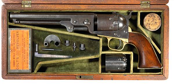 Appraisal: A scarce cased Colt Model Navy Thuer Conversion revolver Serial