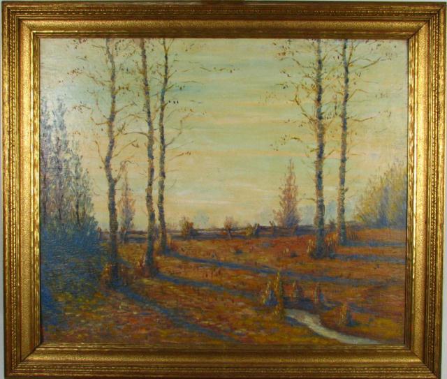 Appraisal: Attributed to Maude Kaufman Eggemeyer IN - x oil on