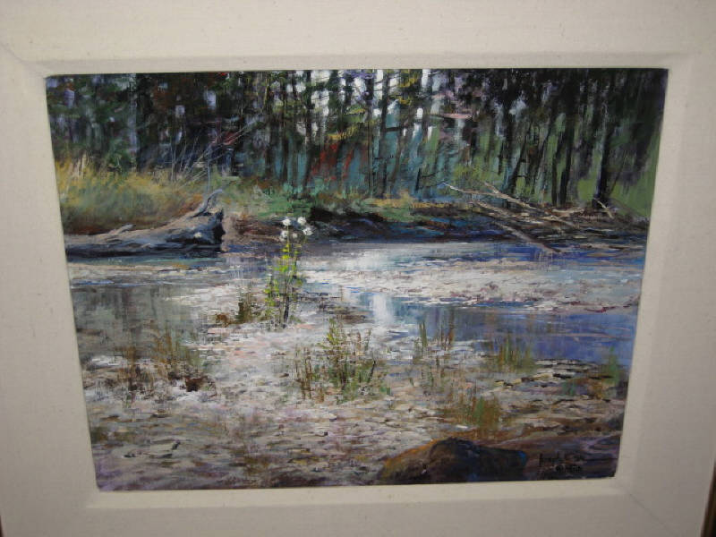 Appraisal: JOSEPH ORR AMERICAN B STREAM acrylic on masonite signed with