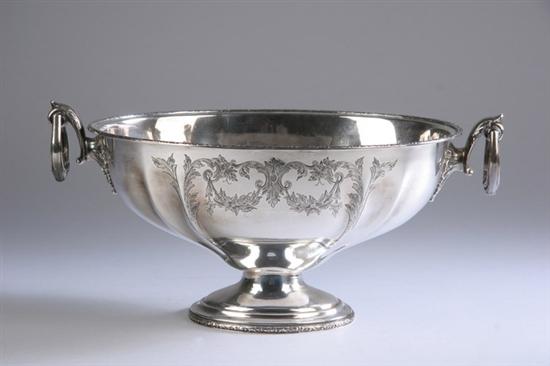 Appraisal: INTERNATIONAL STERLING SILVER CENTERBOWL early th century Oval form atop