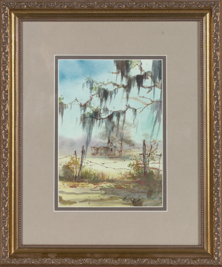 Appraisal: Robert M Rucker American Louisiana - View of a Country