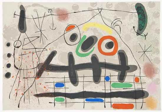 Appraisal: Joan Miro - From Le L zard aux Plumes d'Or