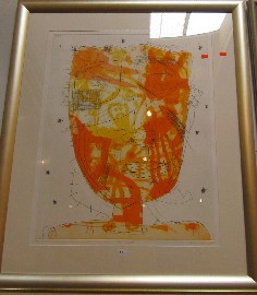 Appraisal: DAVID LARWILL HOT HEAD ETCHING