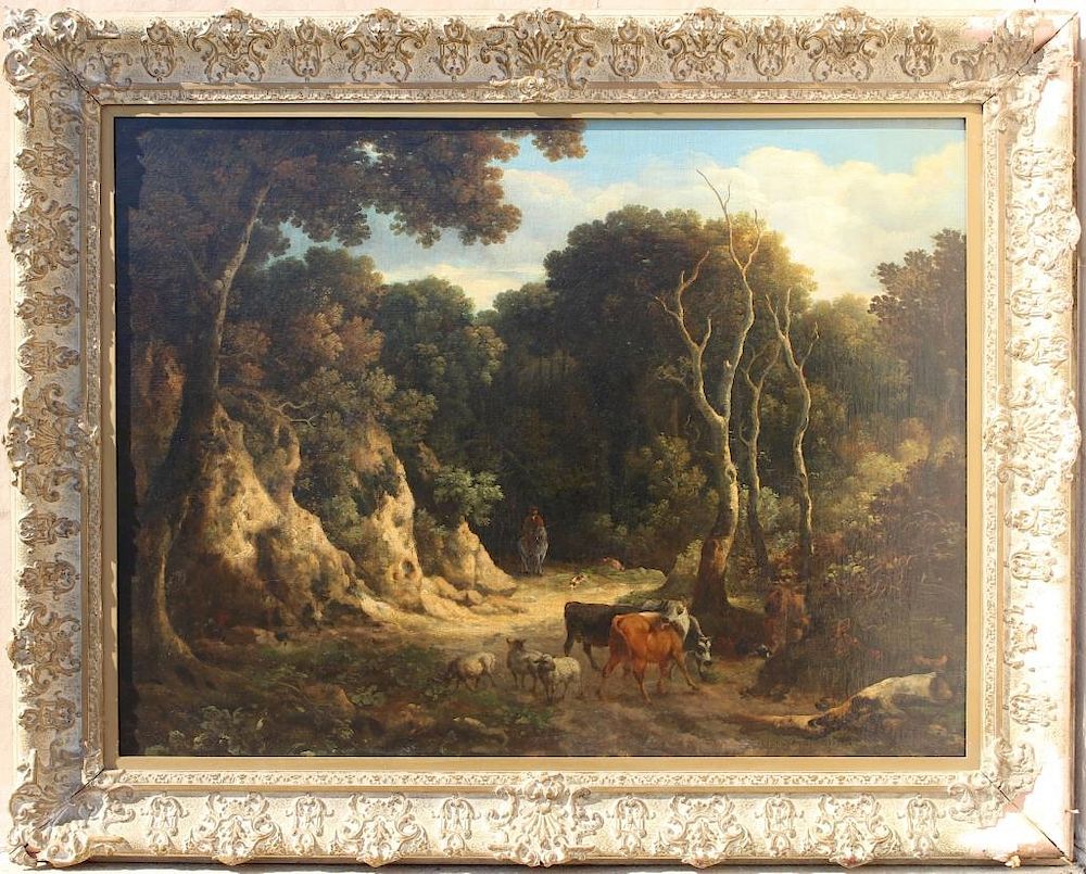 Appraisal: Philip Reinagle - Wooded Landscape Philip Reinagle United Kingdom -