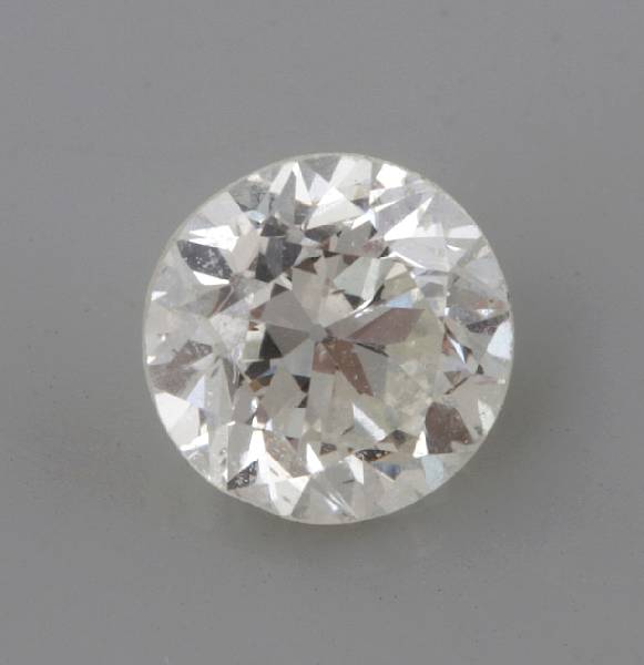 Appraisal: An umounted diamond the old European-cut diamond weighing carat