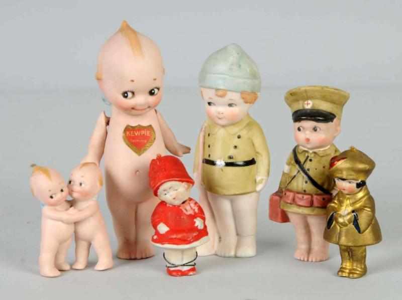 Appraisal: Lot of All Bisque German Dolls Description Signed O Neill