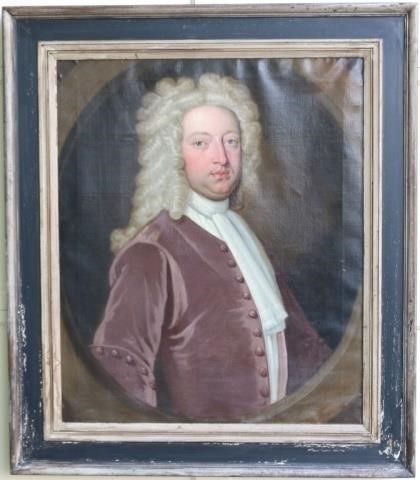 Appraisal: LATE TH OR EARLY TH C ENGLISH PORTRAIT OF ANOBLEMAN