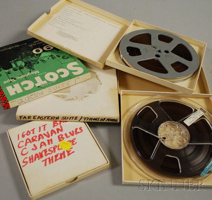 Appraisal: Five Duke Ellington Reel-to-Reel Recordings Tonight Show May Special Performances