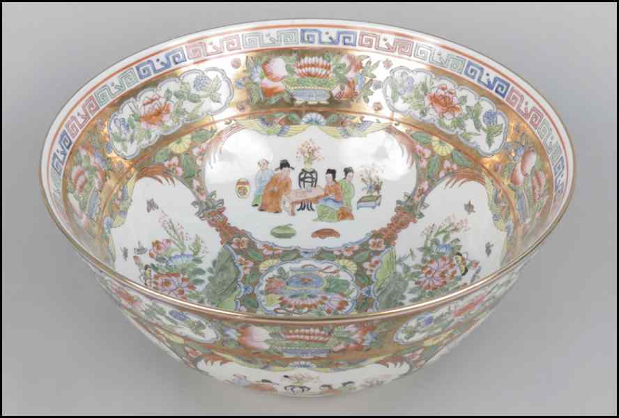 Appraisal: CHINESE FAMILLE ROSE STYLE PORCELAIN BOWL '' x '' Condition