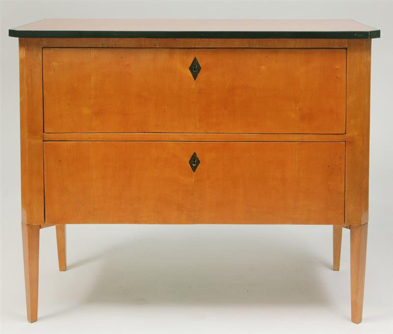 Appraisal: Biedermeier Birch and Ebonized Commode x x in Estimate -