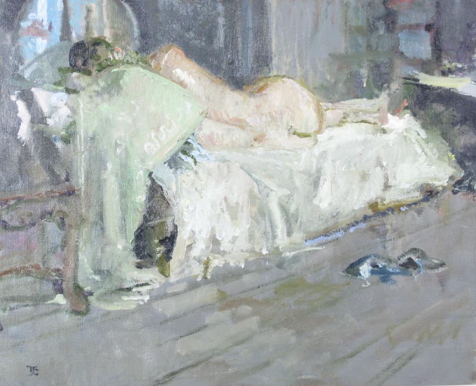 Appraisal: TOM COATES PPRBA NEAC ' Artist and Model a deserved